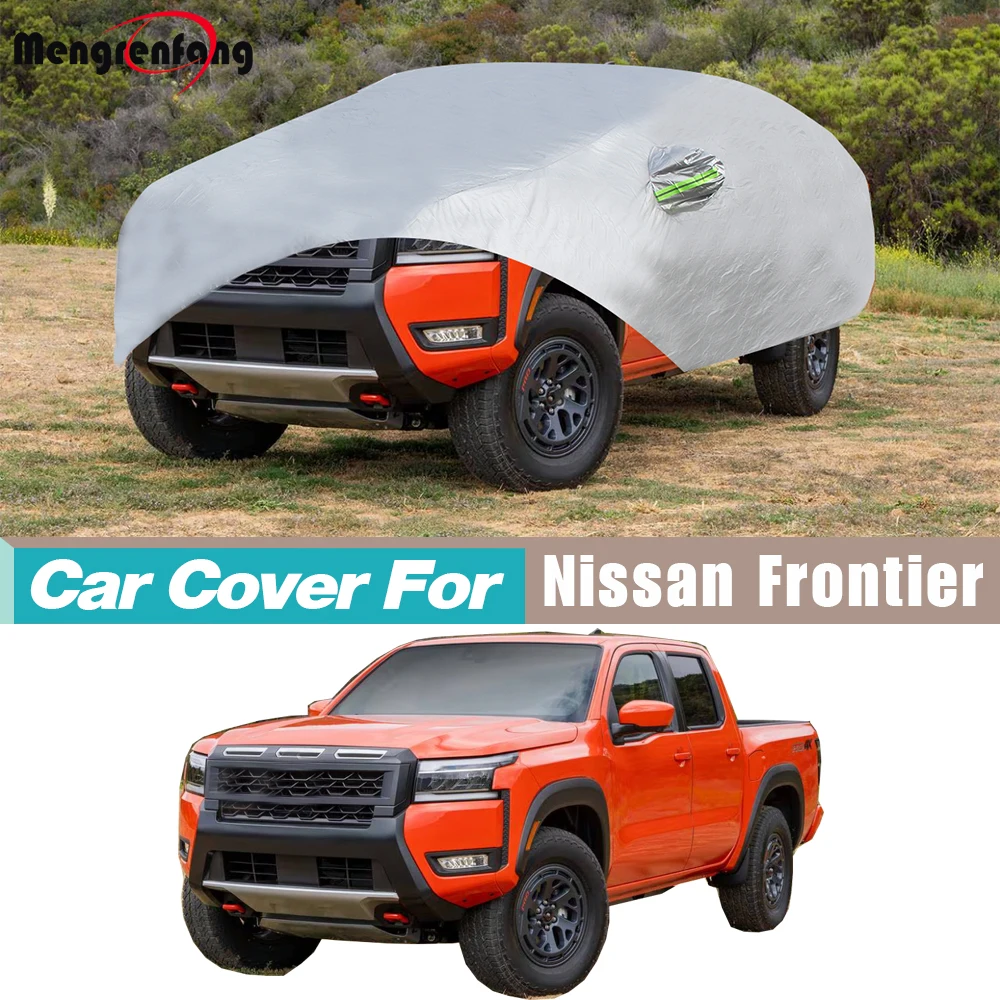 

Car Cover Truck Outdoor Anti-UV Rain Sun Snow Ice Resistant Windproof Cover For Nissan Frontier Navara 1997-2026