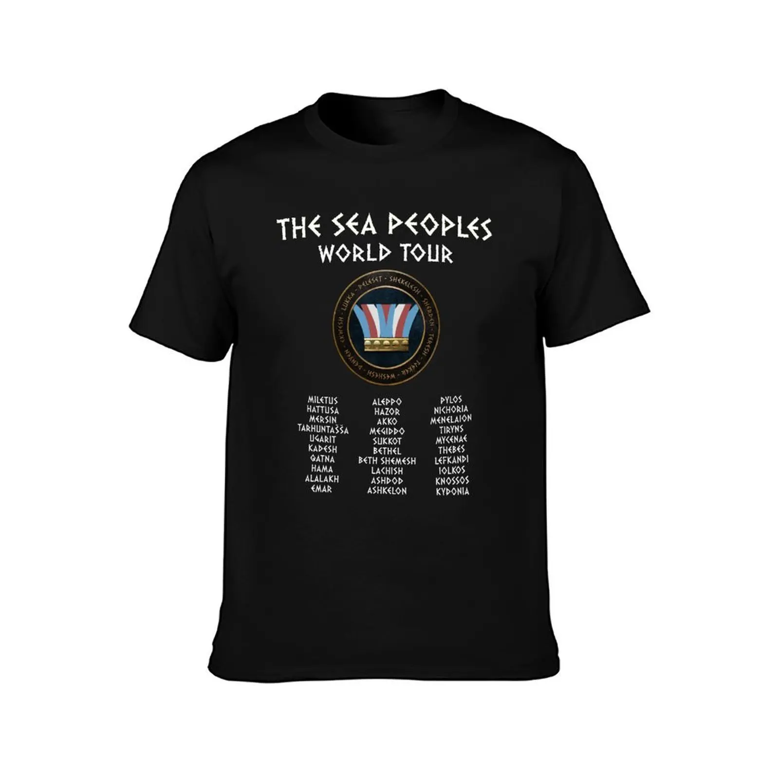 The Sea Peoples World Tour Funny Bronze Age History T-Shirt Big and Tall Basic Tee Shirt T-Shirt