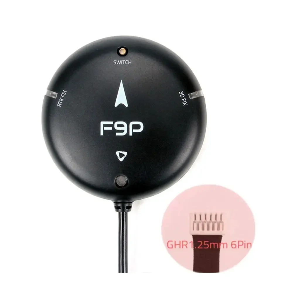 Holybro RTK GPS Module H-RTK F9P Rover Lite Helical Multi-GNSS 0.01m 8Hz for Pixhawk PX4