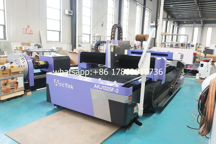 Fiber CO2 Dual Use Laser Cutting Machine 2000W Laser Cutter Metal Sheet CNC Engraver Acrylic