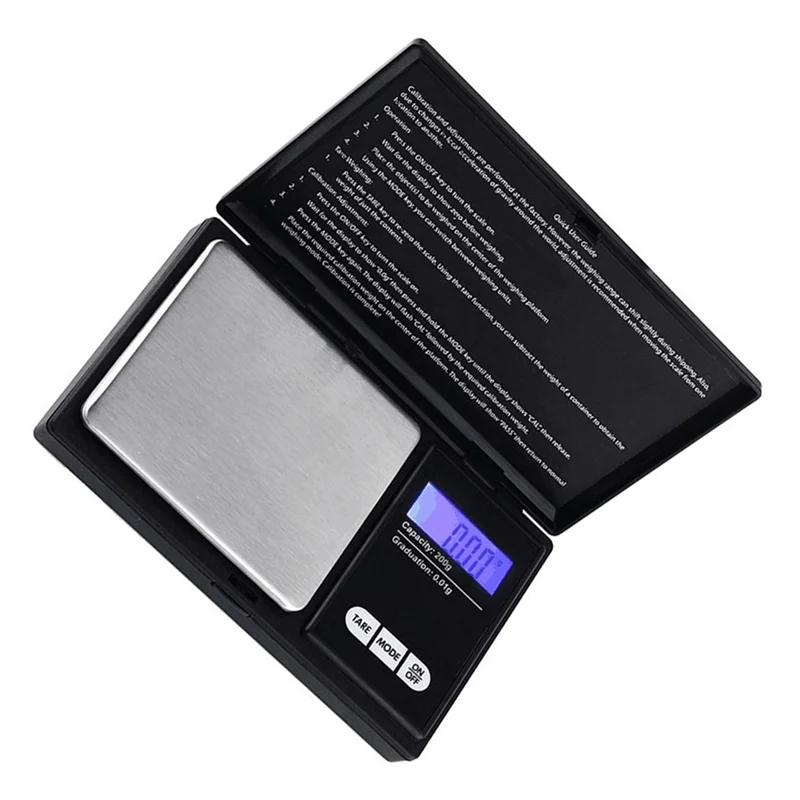 Báscula digital de bolsillo Mini báscula electrónica báscula electrónica báscula de mesa Kitchen-AT64