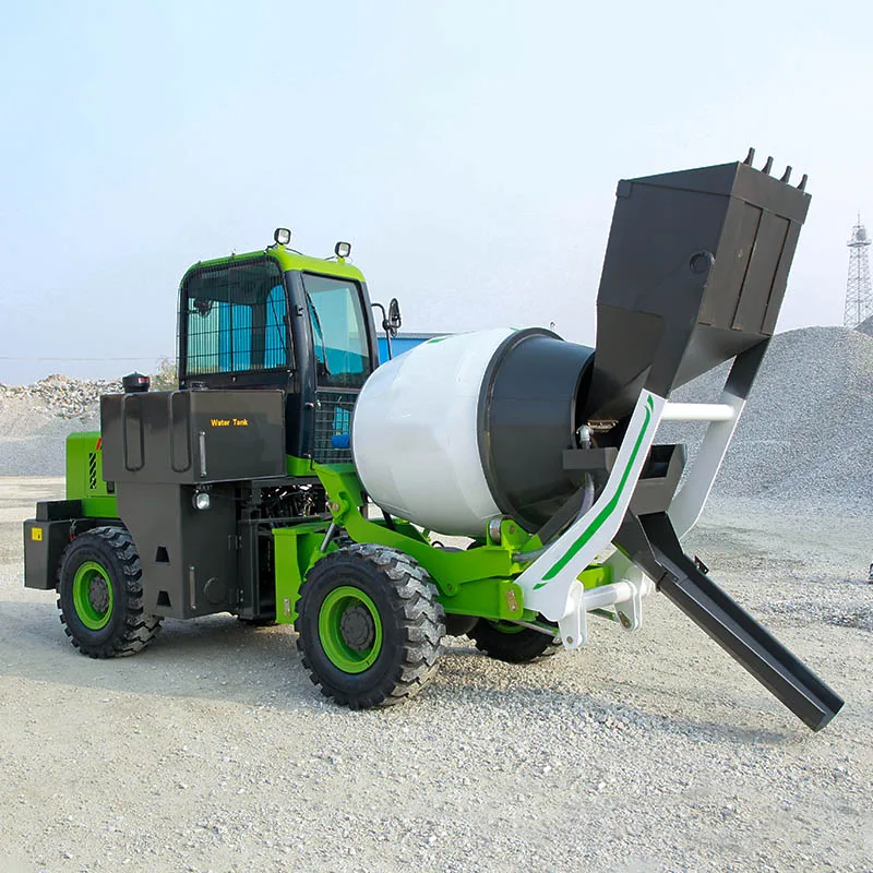 Modern Self-loading Concrete Mixer Truck Combines Intelligent Technology with Efficient Mixing Technology