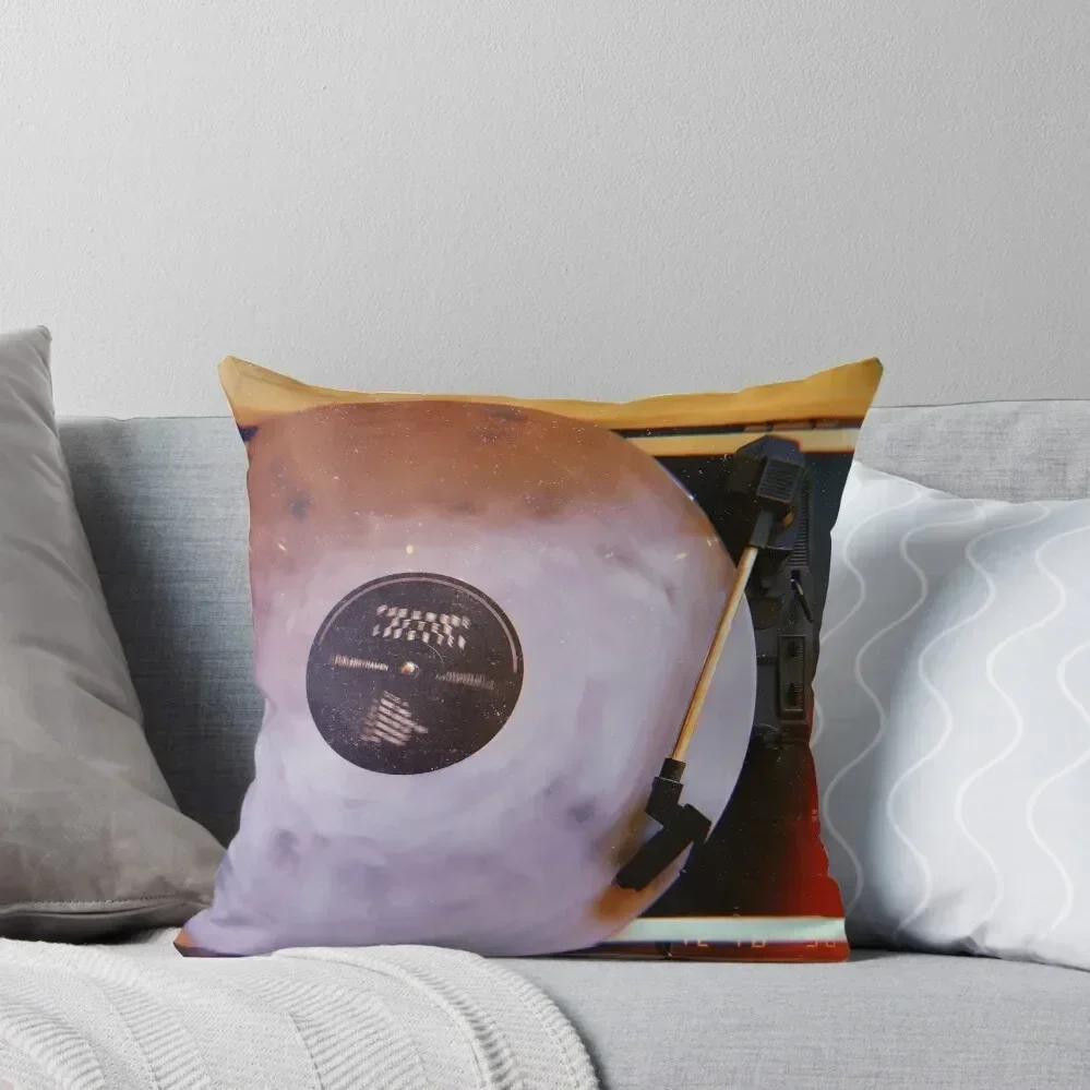 

Record Player with Vinyl Throw Pillow ornamental pillows Christmas Covers Couch Cushions Sofa Covers pillow