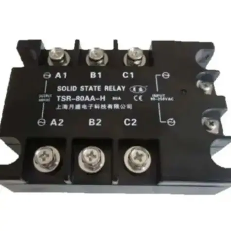 Трехфазное твердотельное реле переменного тока Управление переменным током AC TSR-10AA-H 10A /TSR-15AA-H 15A / TSR-25AA-H 25A / TSR-40AA-H 40A / TSR-60AA-H 60A