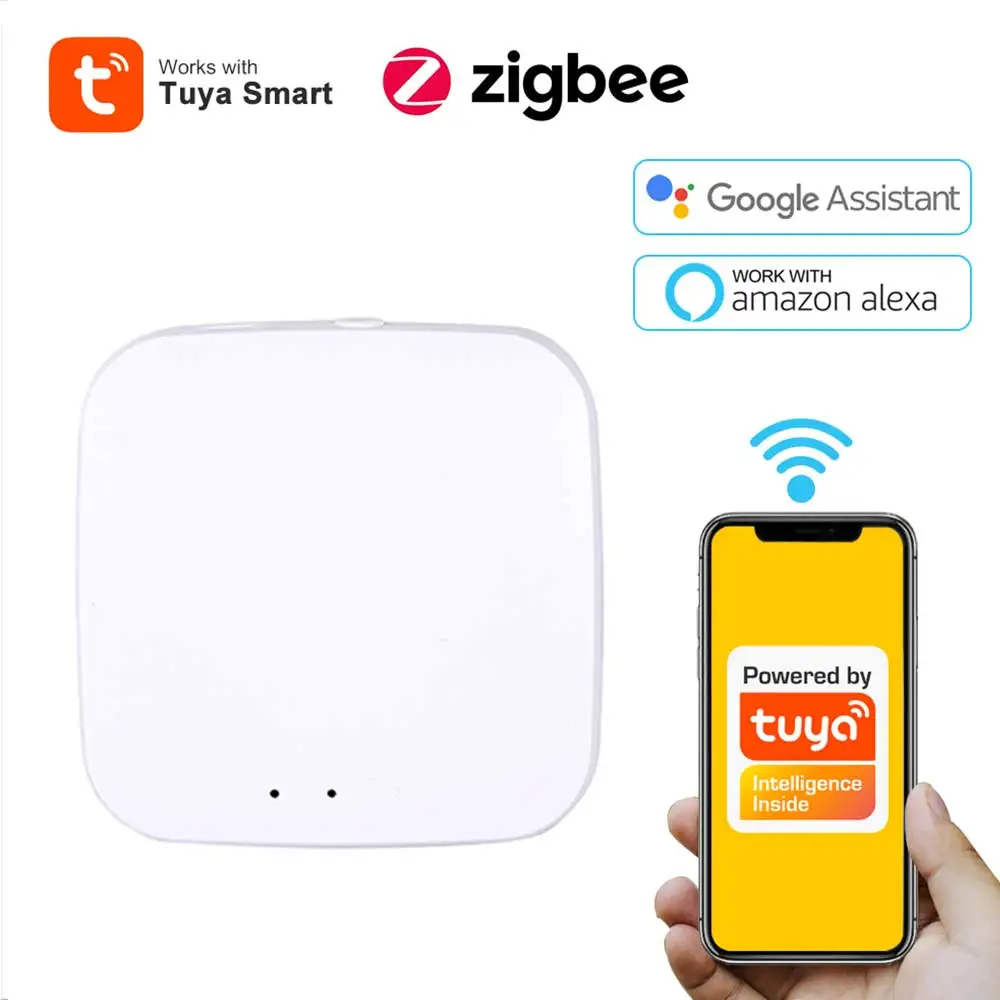 Tuya Smart Life ZigBee Gateway Wireless Center Control Hub for Alarm Family Intelligence System Control Google Alexa Remote