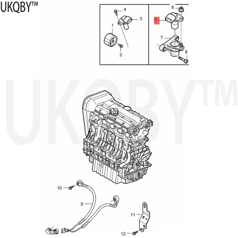 V7 0 X C (-00) 2000-2000 crankshaft position sensor, flywheel  31331765 31331765