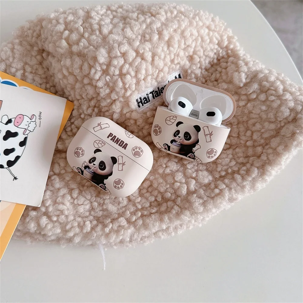 

Cute Panda Cartoon Silicone Cases For Airpods 1 2 3 Pro 2 Protective Wireless Earphone Charging Cover For Airpods case