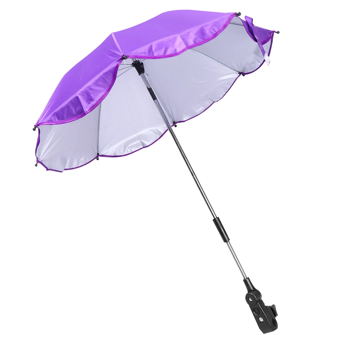 

Purple Baby Cart Sun Umbrella Long-Lasting Material for Reliable Protection Lightweight Portable Stroller Umbrella for Summer