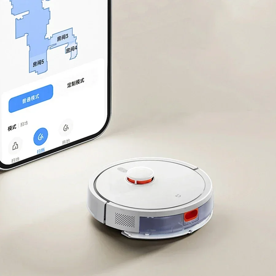 XIAOMI MIJIA Robot Vacuum Mop 3C Upgraded Version for Home Sweeping Dust 5000PA Cyclone Suction Washing Mop APP Smart Planned