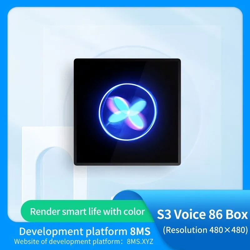 

ESP32-S3 Touch Screen 86 Box 4inch Central Control Panel Full Touch Screen Support Offline Voice WiFi Bluetooth