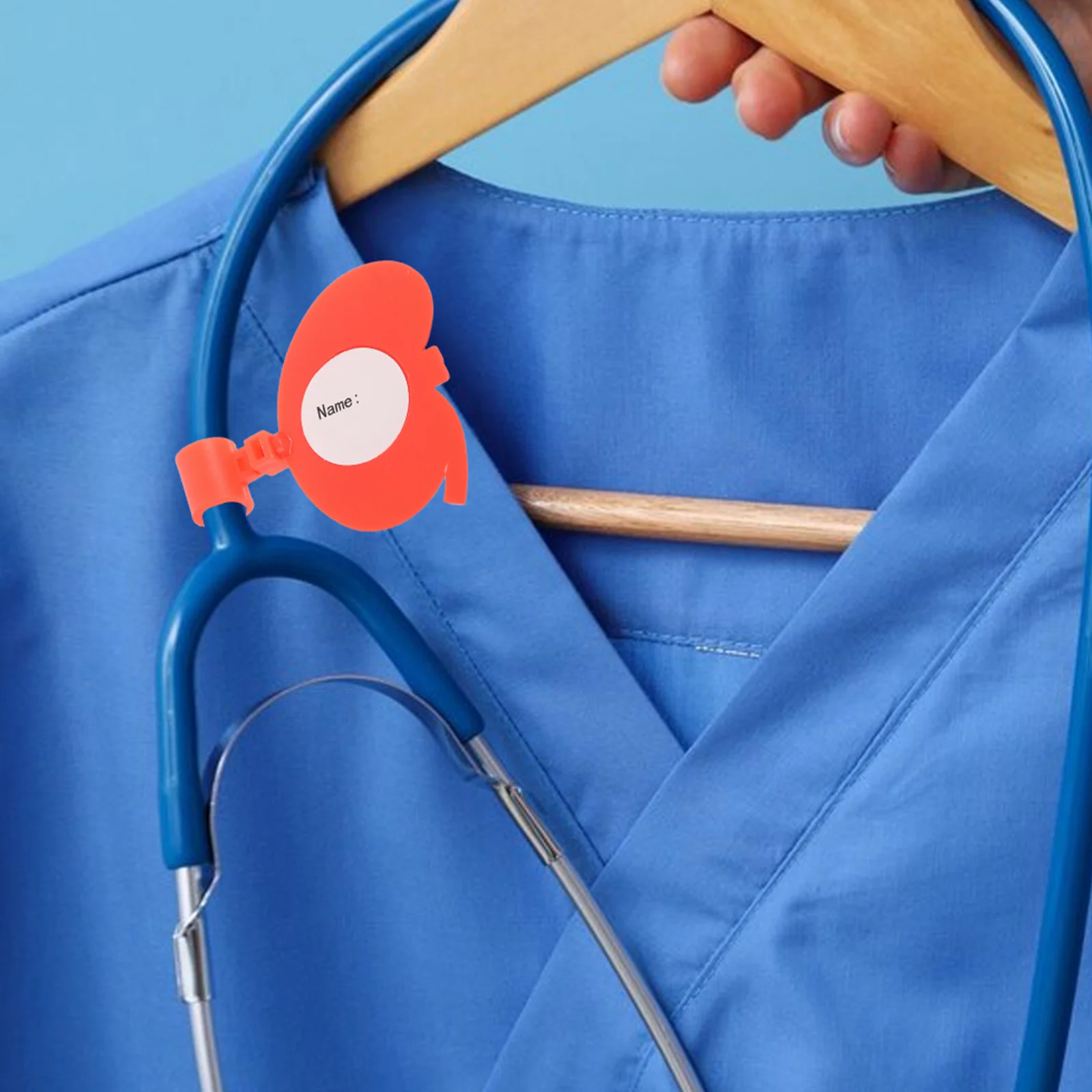 

10pcs Stethoscope Name Tag Sturdy Plastic Id Tag For Nurses Nameplate Identification Medical Tools Easy Clean Doctor Badge
