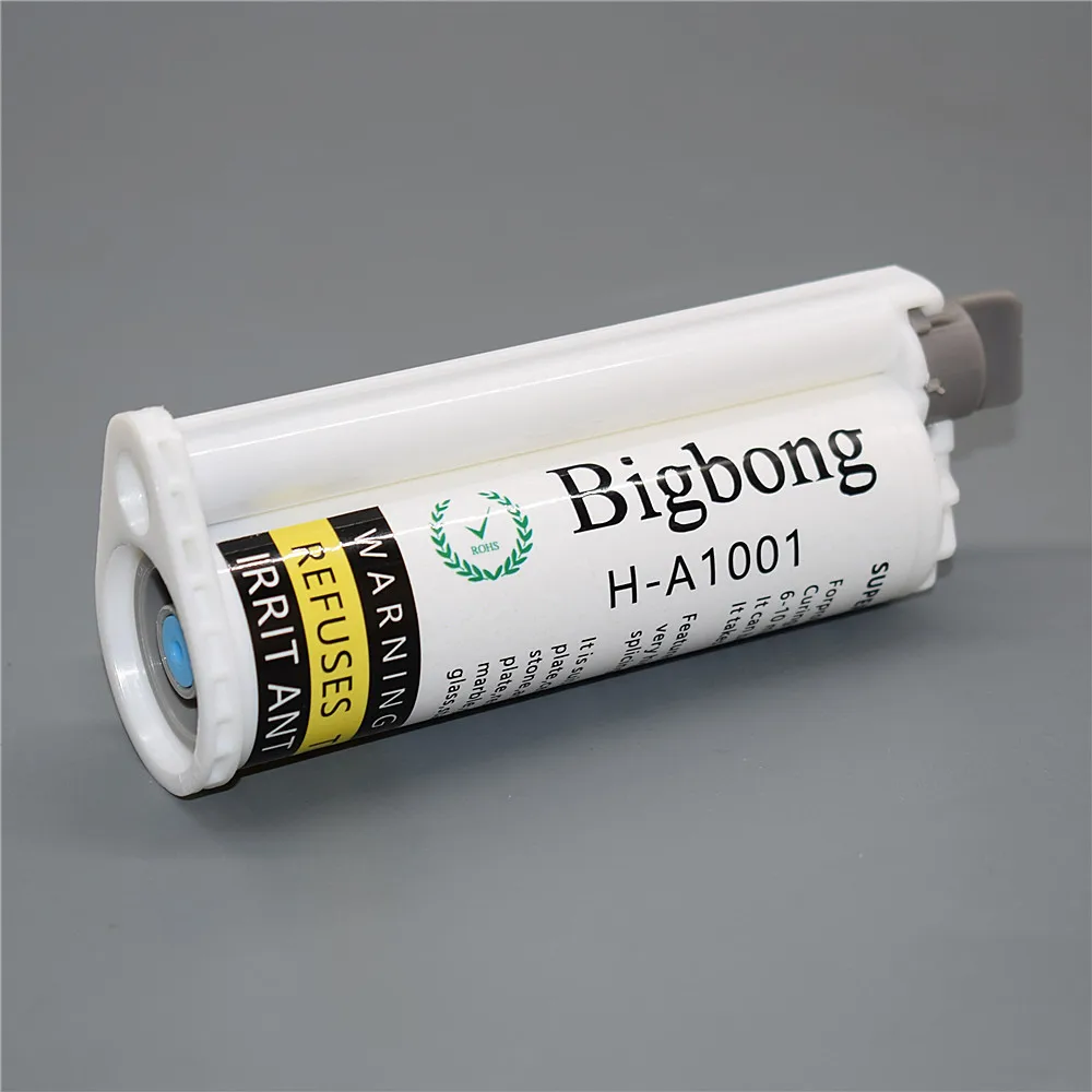 

White Glue 10:1 Structural Adhesive 50ml Two-Component AB Glue Strong Adhesive for 50ml AB Glue Guns Dispenser 10:1 Caulking Gun