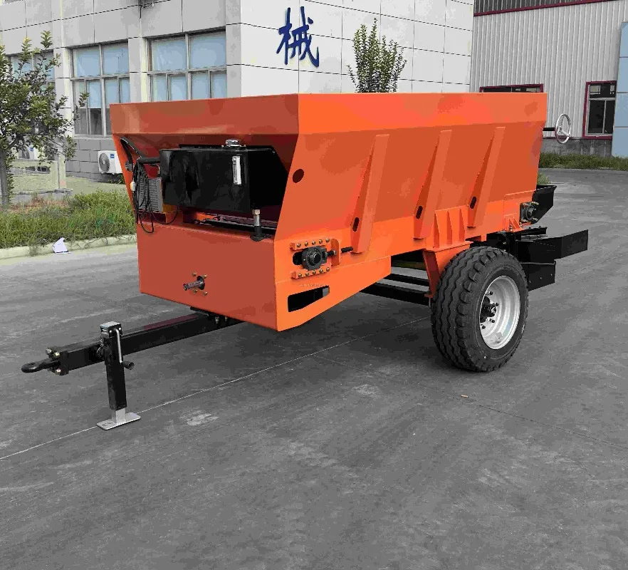 Solid Granular Fertilizer Organic Fertilizer Applicator Spinning Disc Manure Spreader