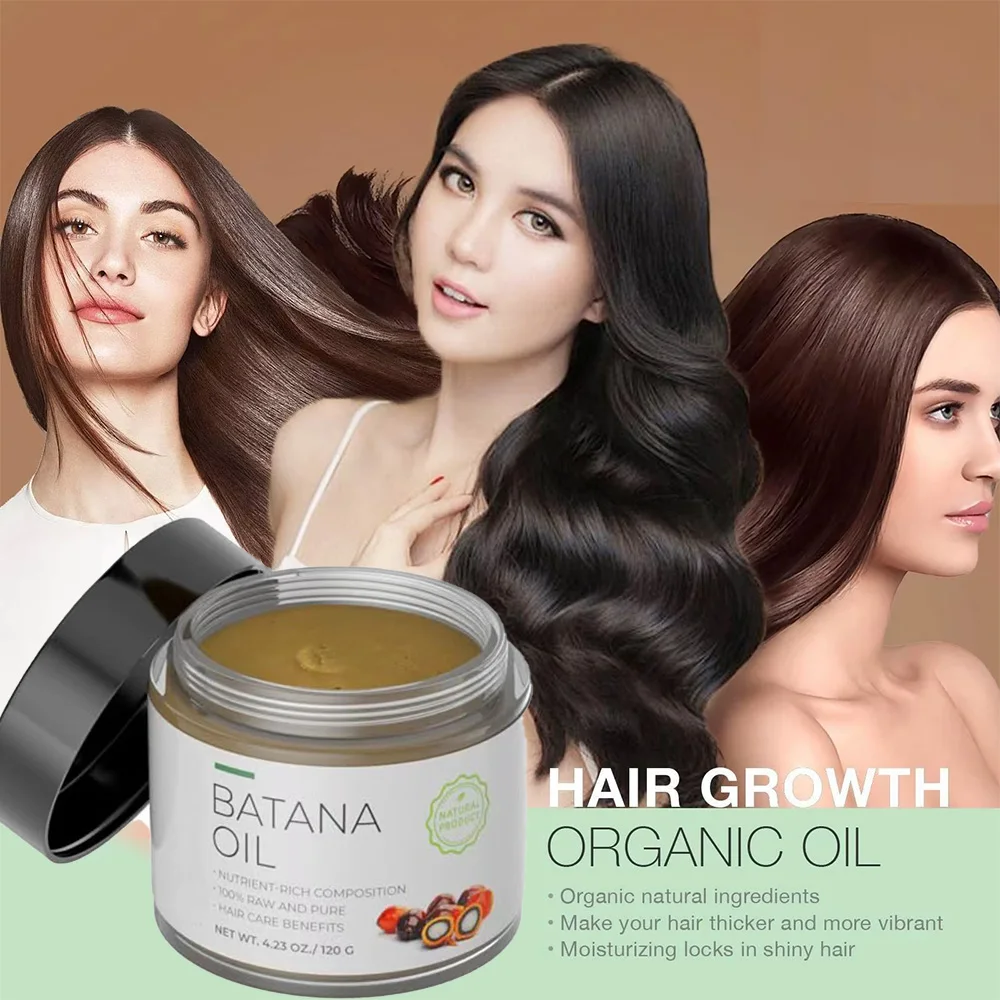 120g Batana Hair Oil Strong Hair Growth Oil Massage Batana Hair Care Anti Hair Break Hair Regrowth Thicker Hair Care Growth