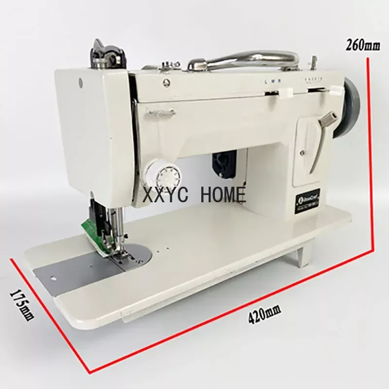 Electric Thick Material Sewing Machine Heavy-Duty Sewing Machine And Walking Foot Zigzag Stitch 9'' Arm Leather