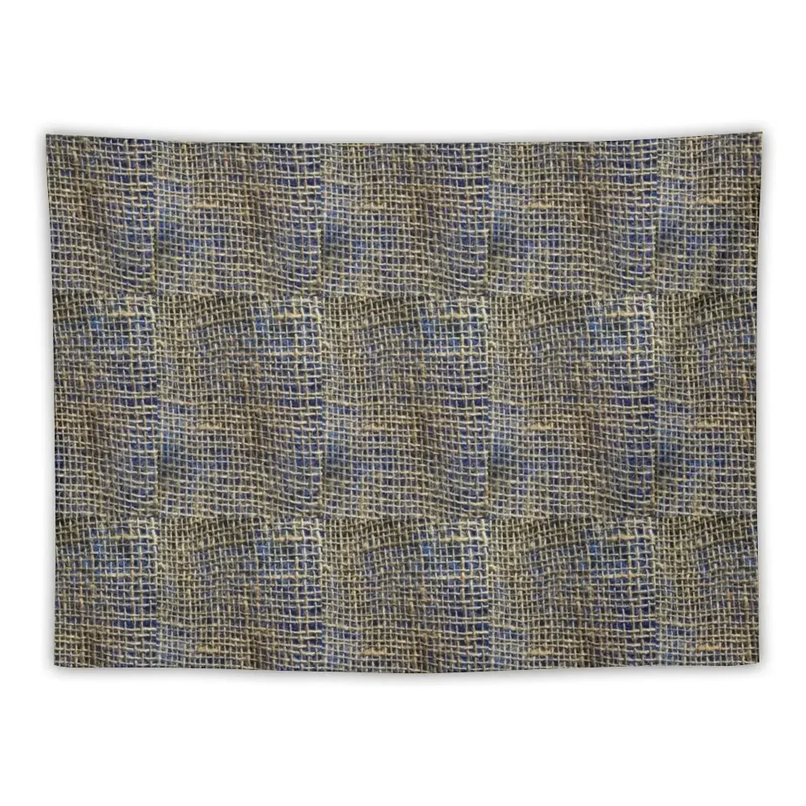 HEMP BURLAP blue | Actual Tapestry Home Decor Aesthetic Home Decoration Aesthetic Room Decor Custom Tapestry