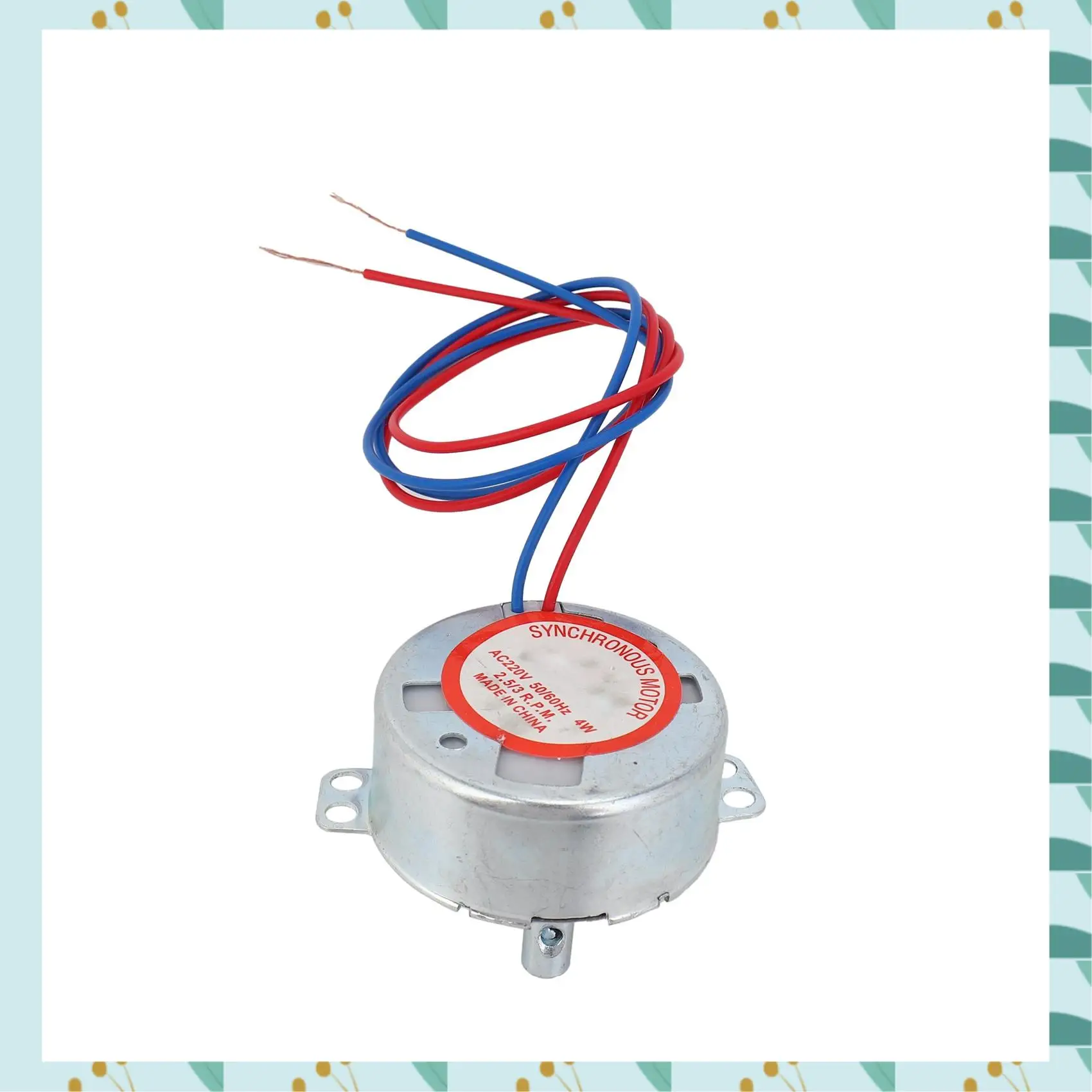 

A71P 5X AC 220V-240V 4W 3RPM CCW/CW 20Mm Thickness AC Synchronous Motor