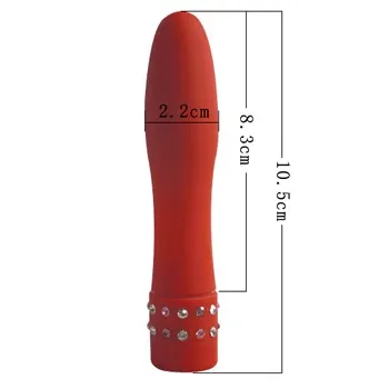 2pcs Random Color Clitoris Sex Toys for Girls Battery Vibrator Vibrating Massager Lipstick Mini Bullet Diamond Vibrator Women view 5