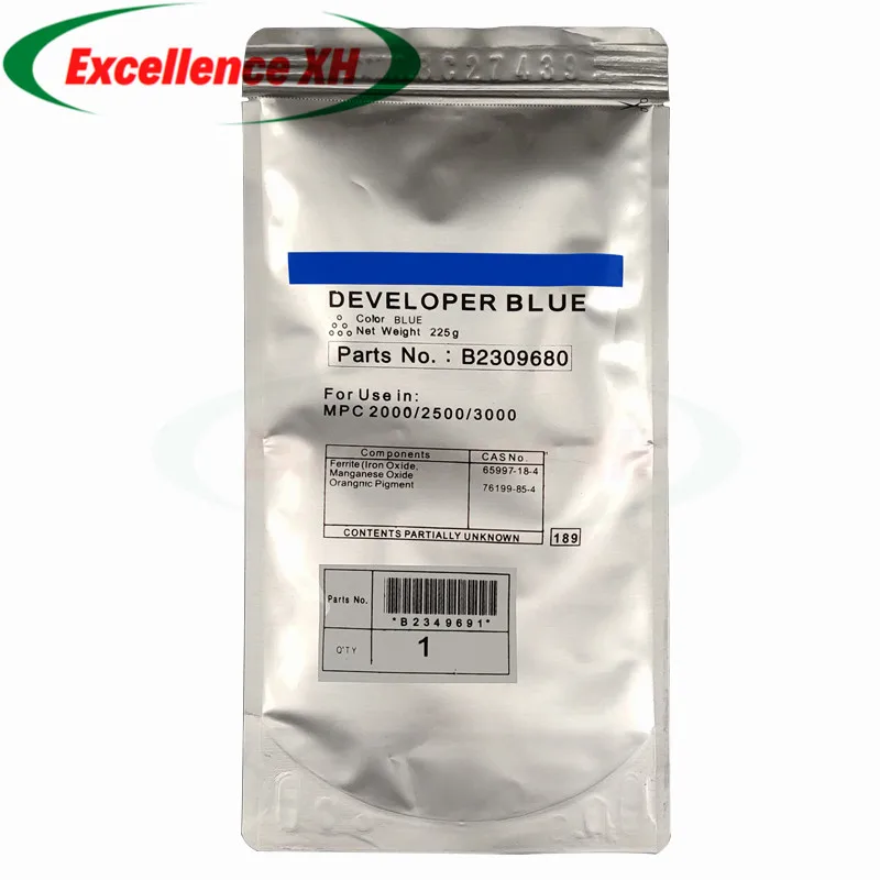 1pcs. B2309680 225g OEM quality Developer Powder For Ricoh MPC 2000 2500 3000 MPC2000 MPC2500 MPC3000 Copier Spare Parts