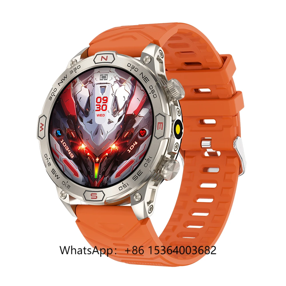 

TJXL-2025 KC86 Round Sports Smart Watch 1.43" AMOLED Screen 10M Waterproof Heart Rate Health Monitoring Relojes Smartwatch