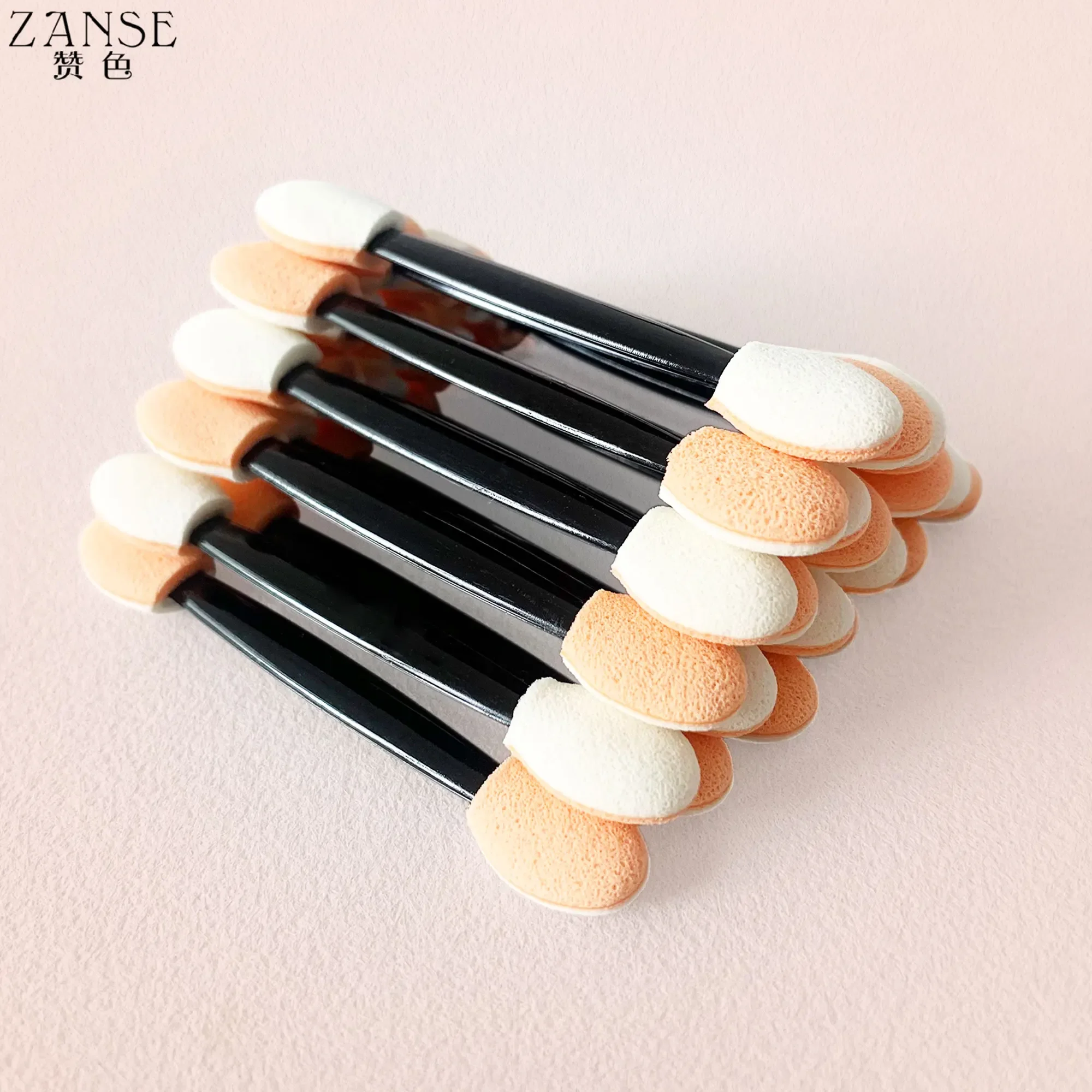 ZANSE Oogschaduw Borstel 10/20PCS Dubbelzijdig Spons Oogschaduw Borstels Make Cosmetische Applicator voor Oogschaduw Palet