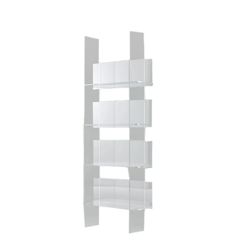 

Acrylic Shelf Living Room Floor Display Bookshelf Multi-layer Creative Storage Shelf