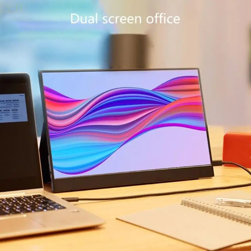 شاشة U2JE المحمولة 15.6inch FHD 1080p جهاز الكمبيوتر المحمول USB C Gaming Ultra-Slim