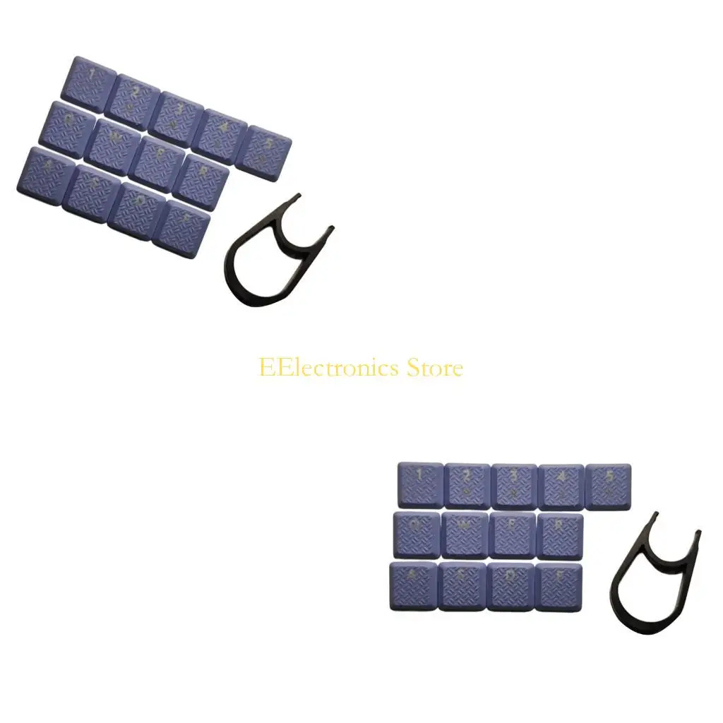 B03C Nonslip Texture Key Cap 13Pcs Carbon Fiber for G915/G813/G815/G913 TKL Keycaps Low Profile for Gamer