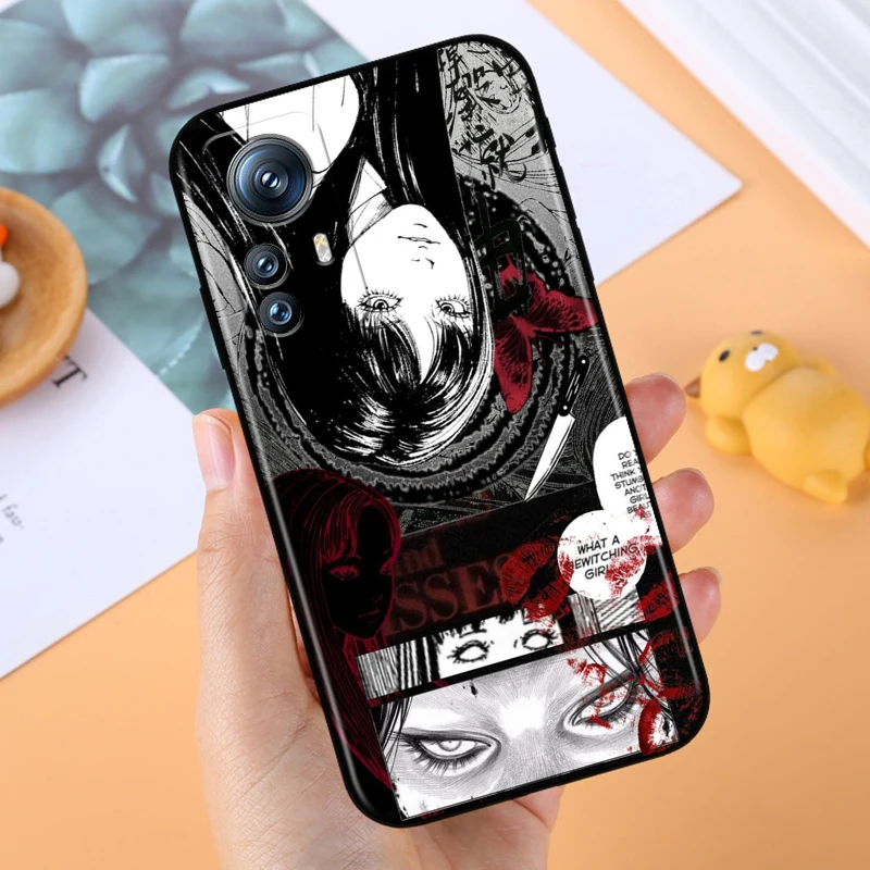 Tomie Kawakami Anime For Xiaomi Mi 14 13T 13 12T 12 11T 11i 11 10T 10 Pro Lite Ultra 5G Black Funda Phone Case