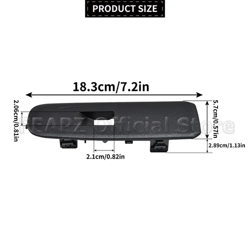 Imagen 2 del producto Marco de interruptor de botón de ventana delantera izquierda de coche 98167918ZD para Peugeot Partner Rifter Mk4 K9 Citroen Berlingo RHD accesorios de coche