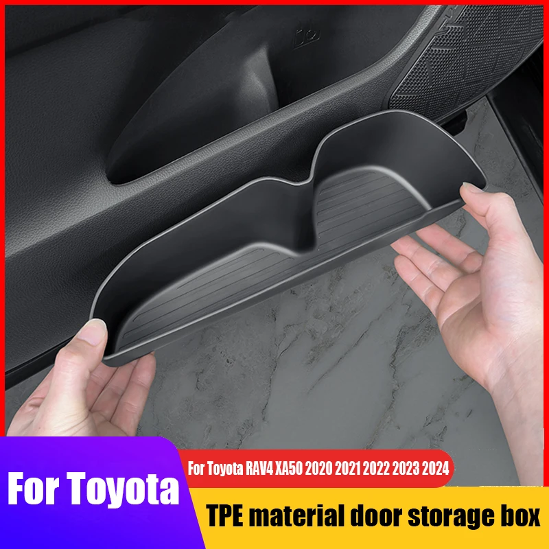 

for Toyota RAV4 XA50 2021 2022 2023 2024 2025 TPE material door storage box door slot storage box in car storage box