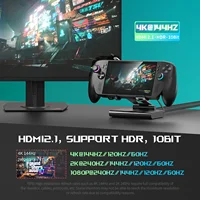 Estación de acoplamiento 4K@144Hz para ROG Xbox Ally X (2025)/ROG Ally X, base 6 en 1 con HDMI 4K@144Hz, refrigeración con ventilador dual de 3 velocidades, PD100W