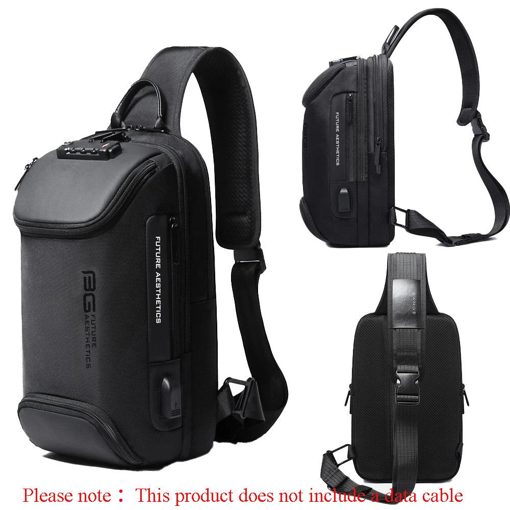 

Новая мужская нагрудная сумка для повседневного использования и деловых поездок, противоугонная, легкая, для активного отдыха, мужская сумка через плечо.