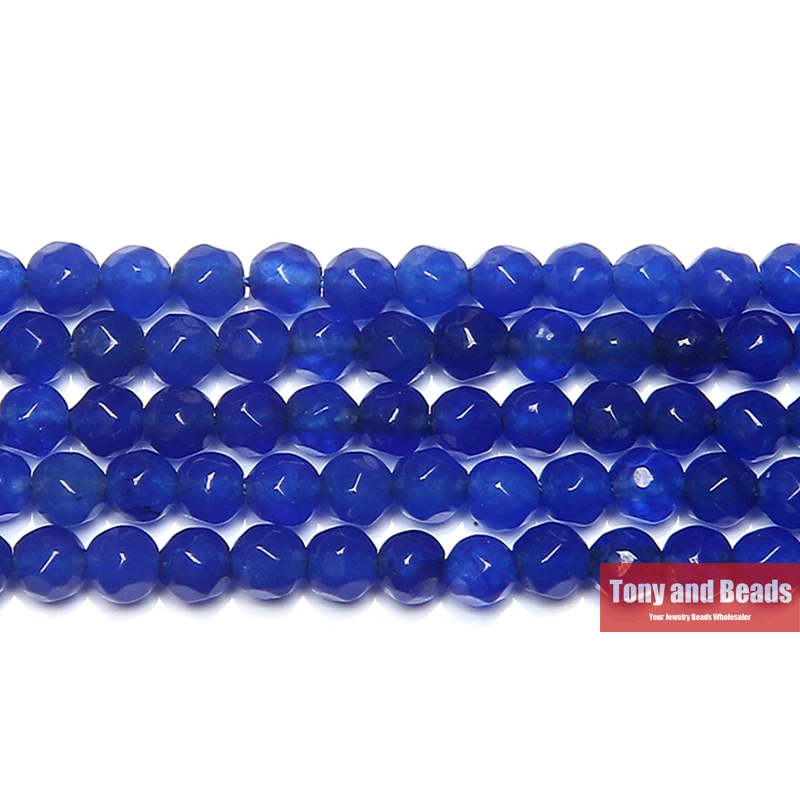 (85Pcs / Strand=1Lot ! ) Natural Stone 4MM Faceted Colorful Jade Loose Beads Pick Color For Jewelry Making