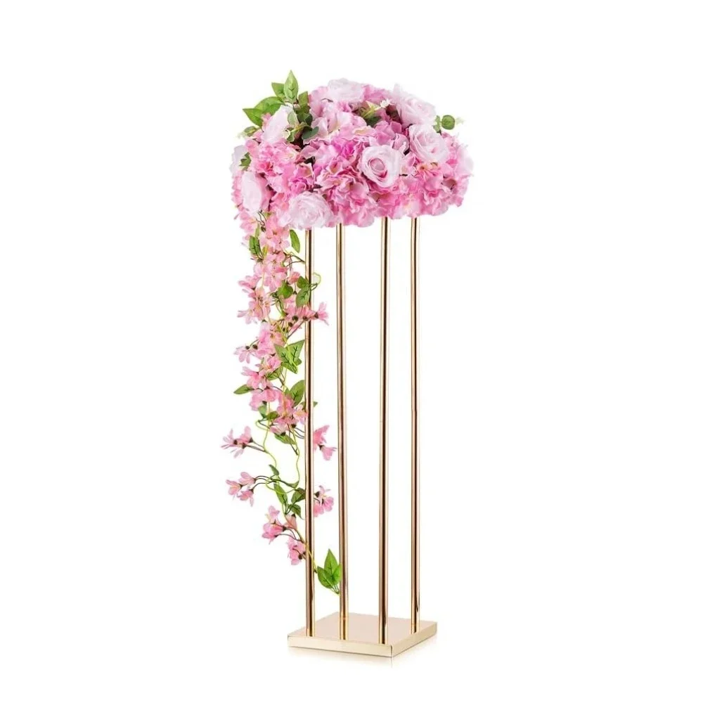 

Gold Flower Stand for Party Decorations Wedding Flower Stand Centerpieces for Tables Metal Flower Vases for Wedding Table