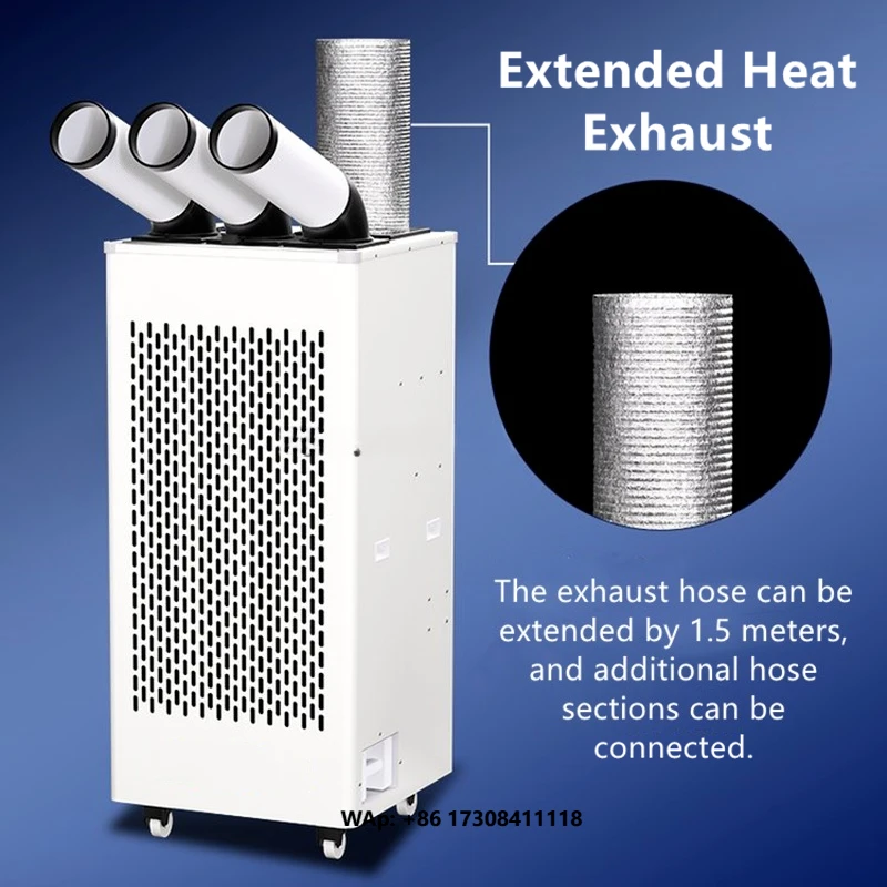 Commercial Home 2HP Portable Air Conditioner Dual Hose No External Unit Mobile AC