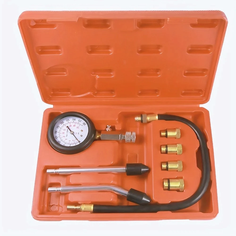 

ZZ-Cylinder Test Pressure Gage Tool Set | Engine Compression Tester Gauge Kit with Adapters for Testing