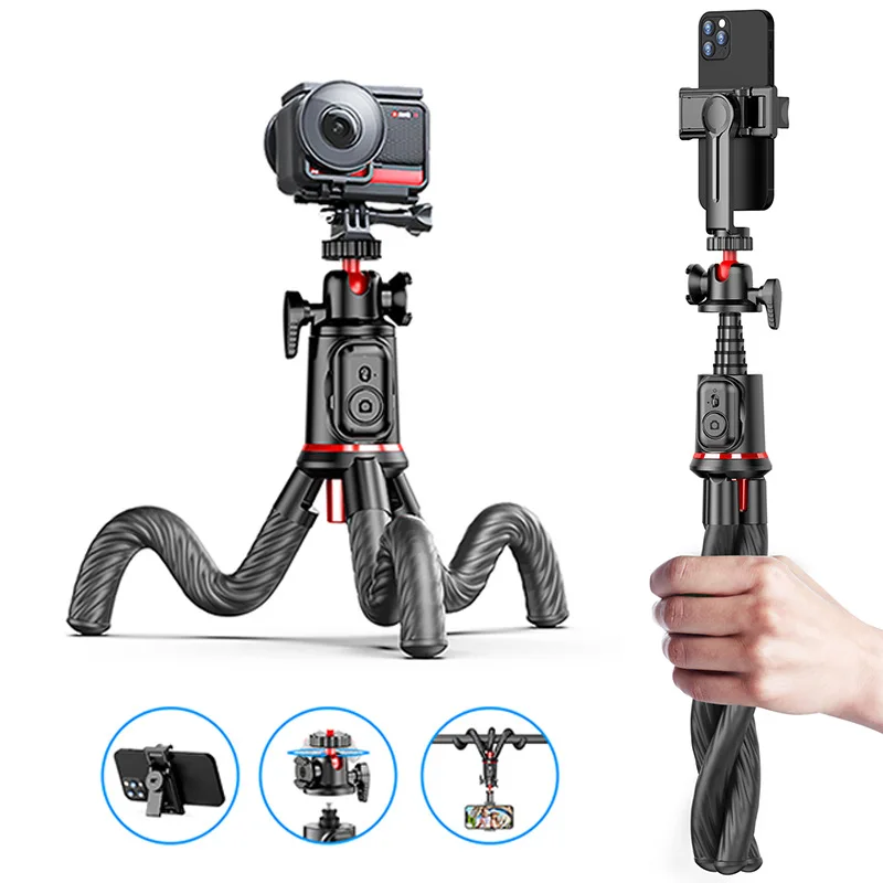 

Mini Octopus Tripod Holder Universal Smartphone Sports Camera Stand With Clip Mobile Phone Tripod Gorillapod Multi Functional