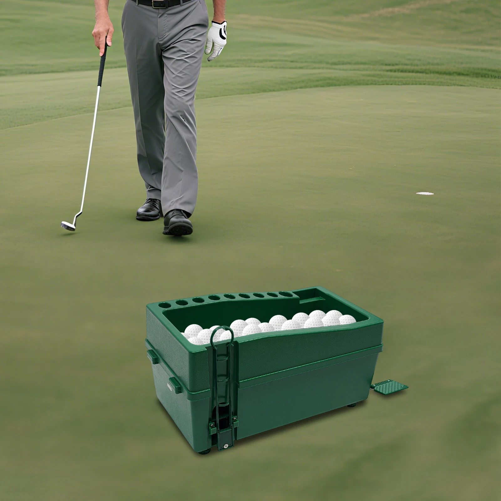 Golf Balls Automatic Driver for Indoor Simulators and Golf Driving Range Teeing Machines, Golf Ball Dispenser Tee, Swing Trainer