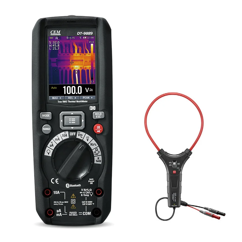 

Professional True RMS Industrial Digital Multimeter with Infrared Thermal Imager