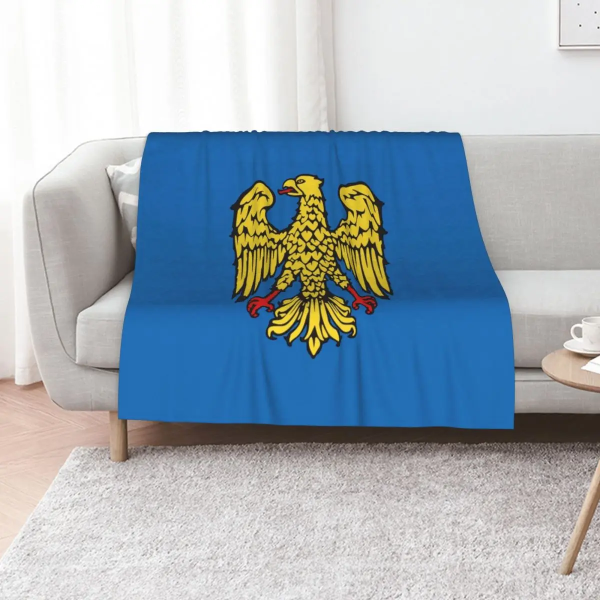 Flag of Friuli Italy Throw Blanket Beautifuls Soft Plush Plaid Blankets For Sofas Personalized Gift Loose for babies Blankets