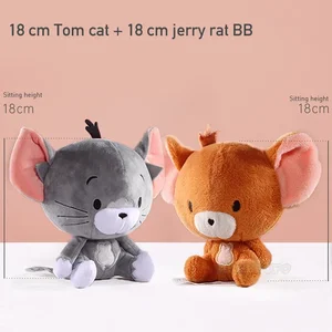 Tom ve Jerry peluş oyuncaklar, Bebek Tuffy'nin Orijinal Yastık yumuşak kedi, Tom, Bebek, Tefie Fare Aksiyon, Çizgi Film, 18cm en çok satılan 12-tom'un oyuncakları-no. 11