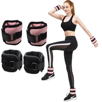 1 par de pesas ajustables para tobillo y muñeca (0,5 kg/1 kg) - correas de neopreno para brazos y piernas para correr, yoga - Entrenamiento de fuerza para mujeres y hombres