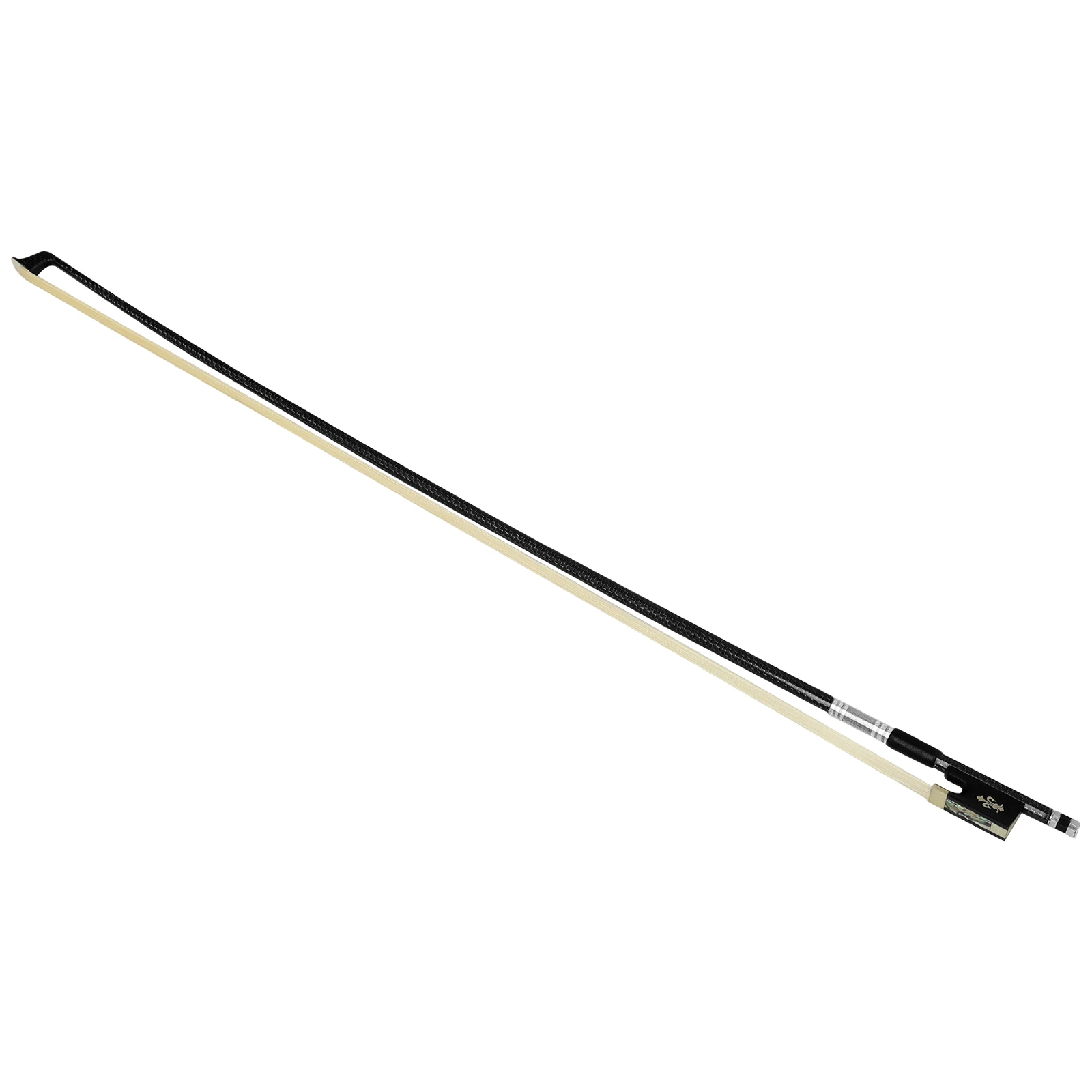 IRIN Violin Bow QA-30 Pure Horsetail Hair Carvings Shells Fiddle Bow Carbon Fiber Violin String Instrument Parts & Accessories