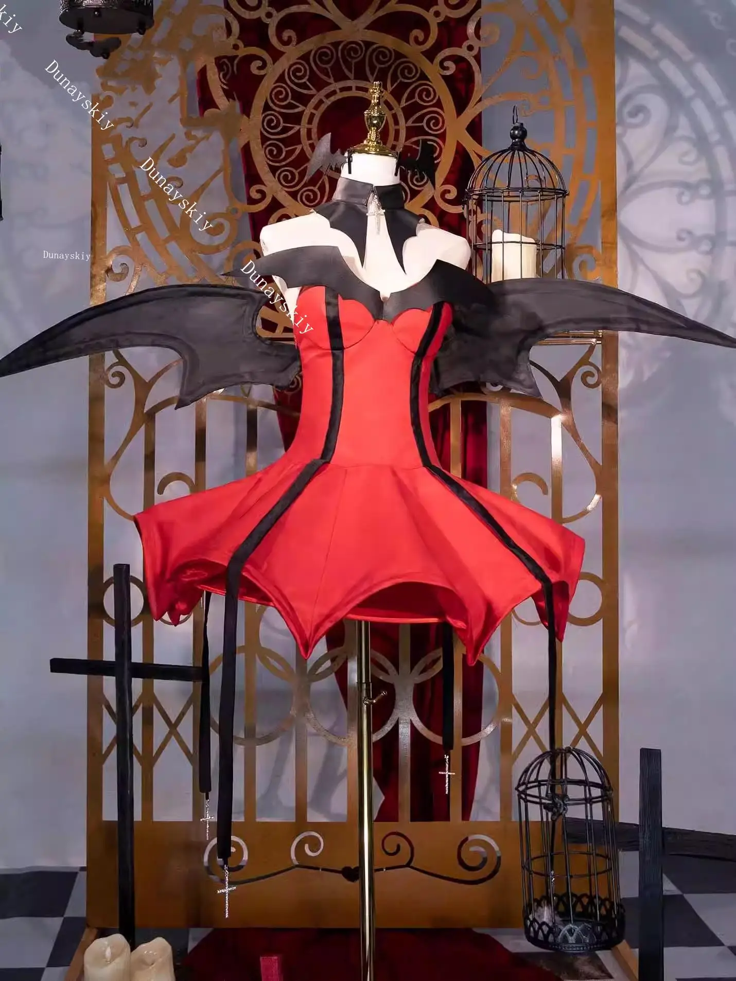 أزياء أنيمي شوجو شارا التأثيرية Tsukiyomi Utau ملابس شعر مستعار أحذية موحدة كوسبلاي لوليتا نمط حفلة الهالوين امرأة كواكوما