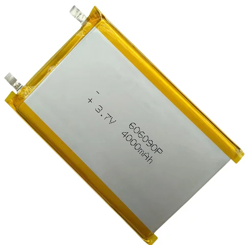 606090 3.7V 4000mAh Rechargeable Lithium Polymer Li-Po Battery High Capacity for Power Bank Bluetooth Speaker LED Light DIY