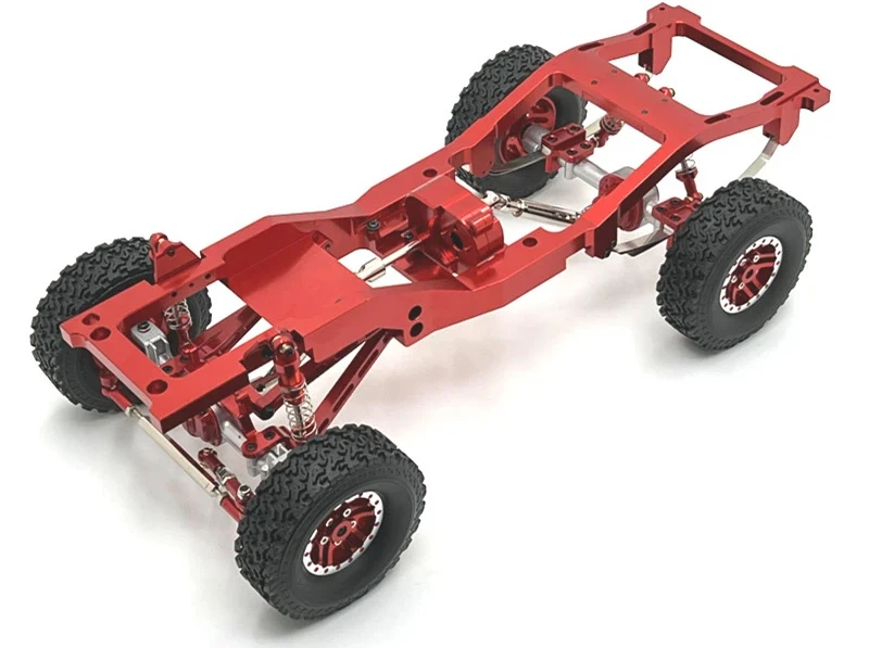 MN82 Metal Complete Chassis Frame 1/12 Scale MN82 LC79 Rc Car Aluminum Alloy Upgrade Modified Parts For Rc Hobby Enthusiasts