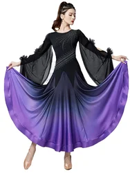 2023 New Ballroom Dance Competition Dress Dance Ballroom Waltz Dresses Standard Dance Dress Women Ballroom Dress LY7168