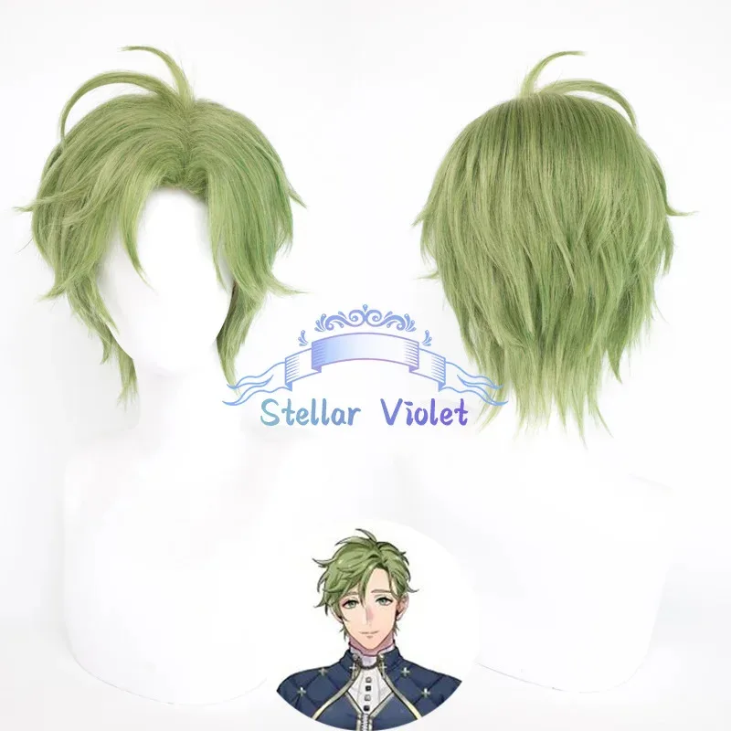 LQKuya شعر مستعار تأثيري مقاومة للحرارة لعبة نو: كرنفال إيدن تأثيري بيروكات صناعية أرجواني/بني/أخضر/ذهبي أوليفين كوينسي أنيمي واي فاي #2