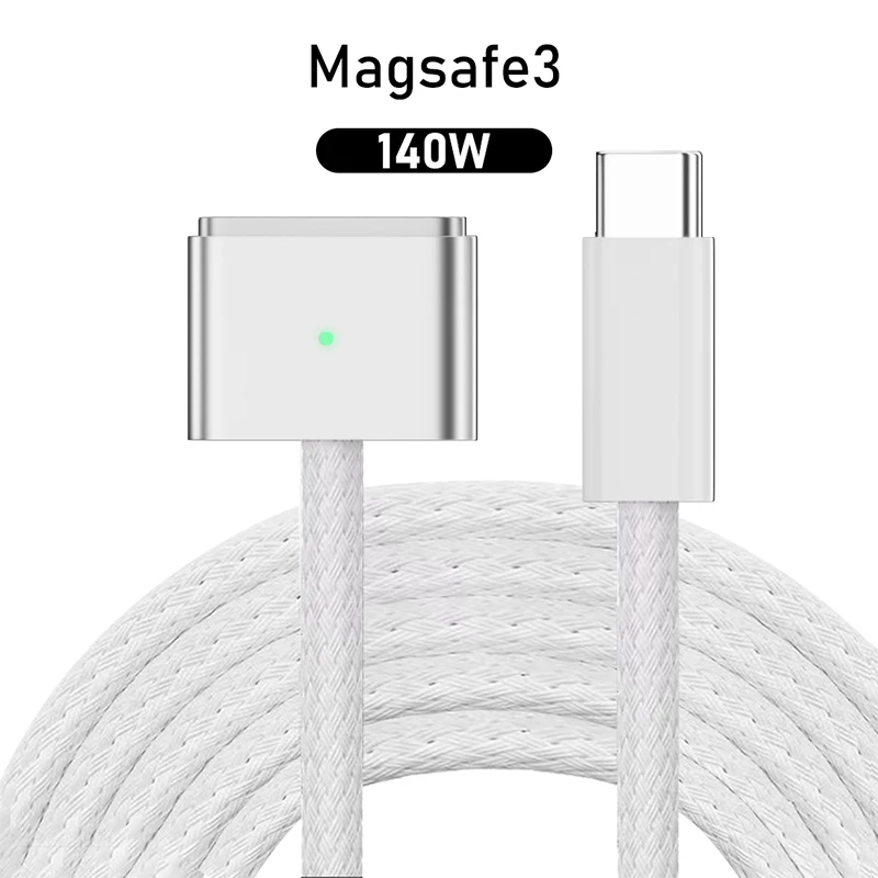 

1PCS USB Type C to for Magsafe 3 Magnetic Charger Cord Laptop Charging Cable Converter PD 140W for MacBook Air/Pro A2442 A2485